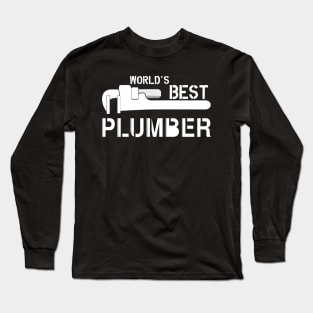 Plumber - World's best plumber Long Sleeve T-Shirt